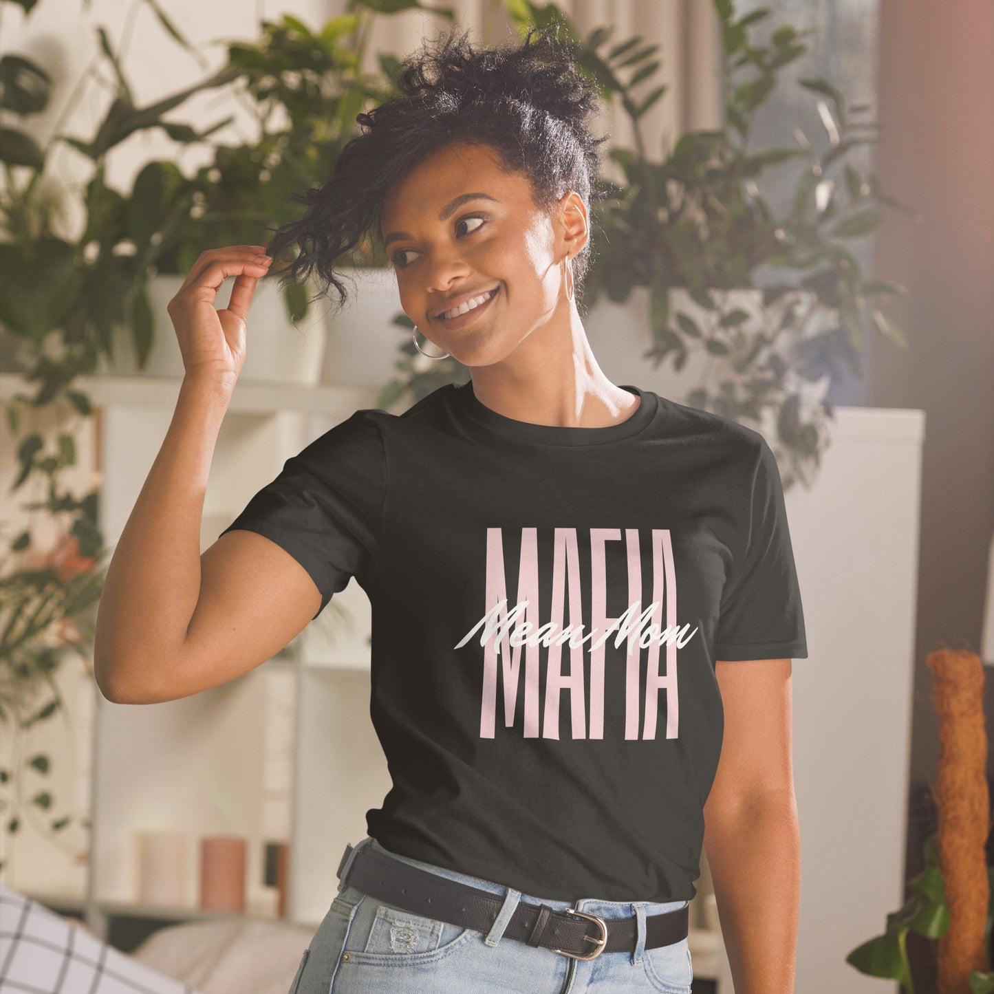 Mean Mom Mafia Short-Sleeve Unisex T-Shirt